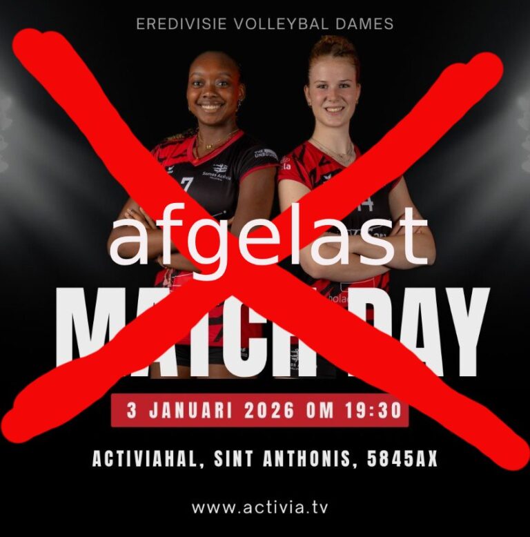 Afgelast: D1 tegen Draisma Dynamo