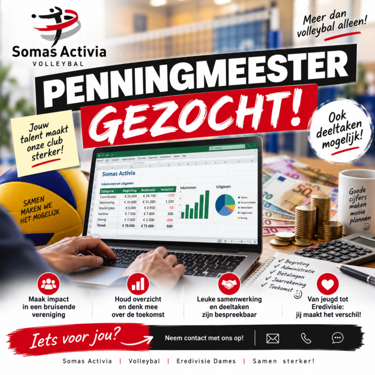 We zoeken een penningmeester – iets voor jou?