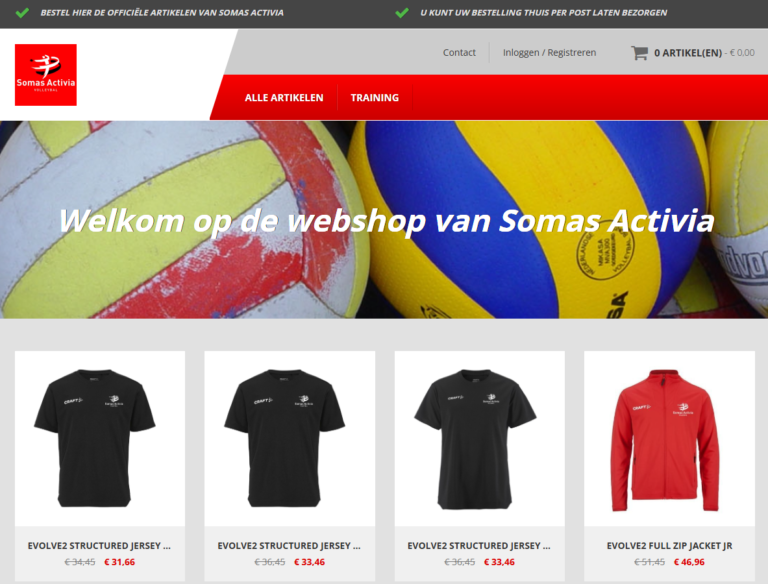 Onze webshop is geopend